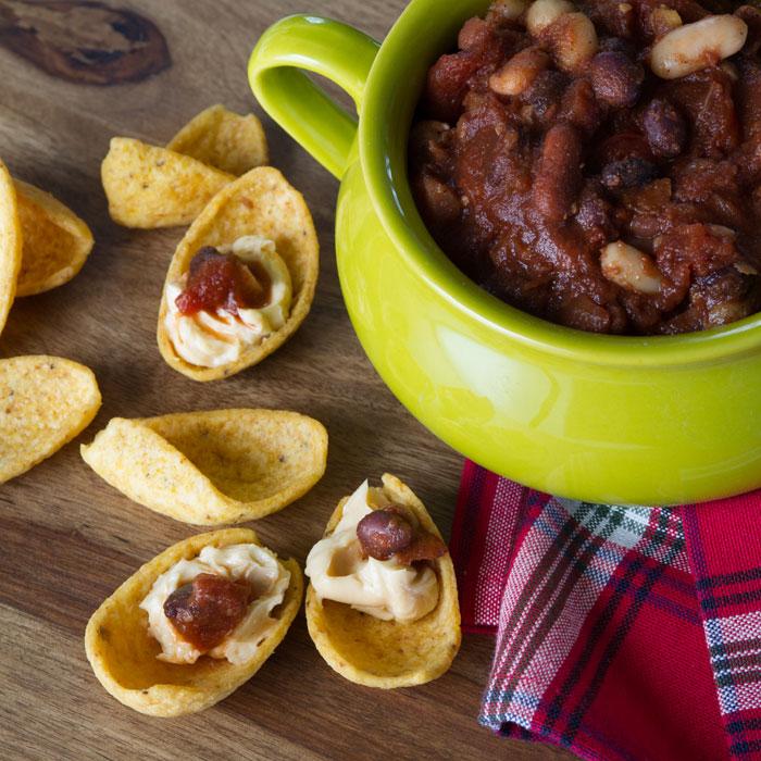 Spiced-up corn chips