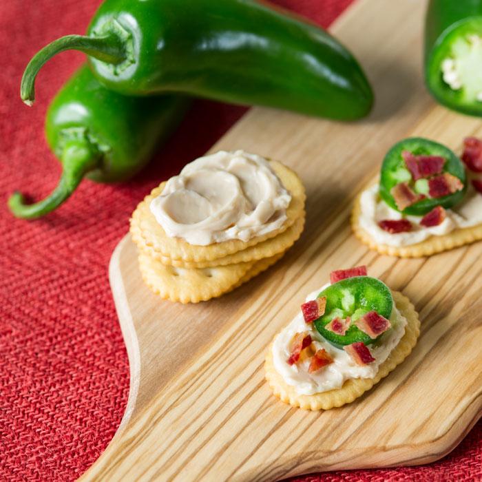 Spicy bacon snacks