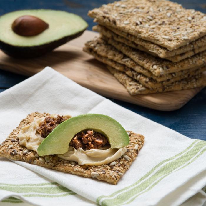Deconstructed stuffed avocado