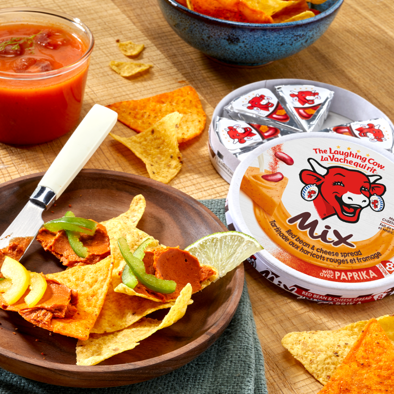 The Laughing Cow® Mix Red Beans with Paprika Nachos